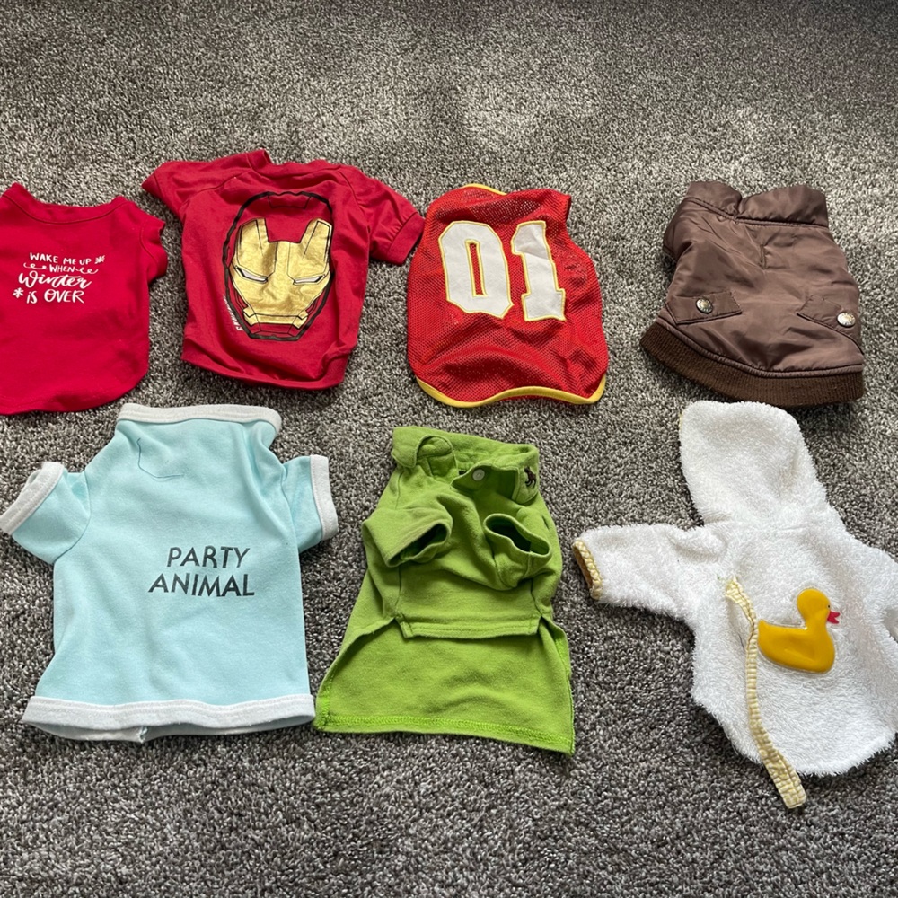 Dog clothes, xs-s
